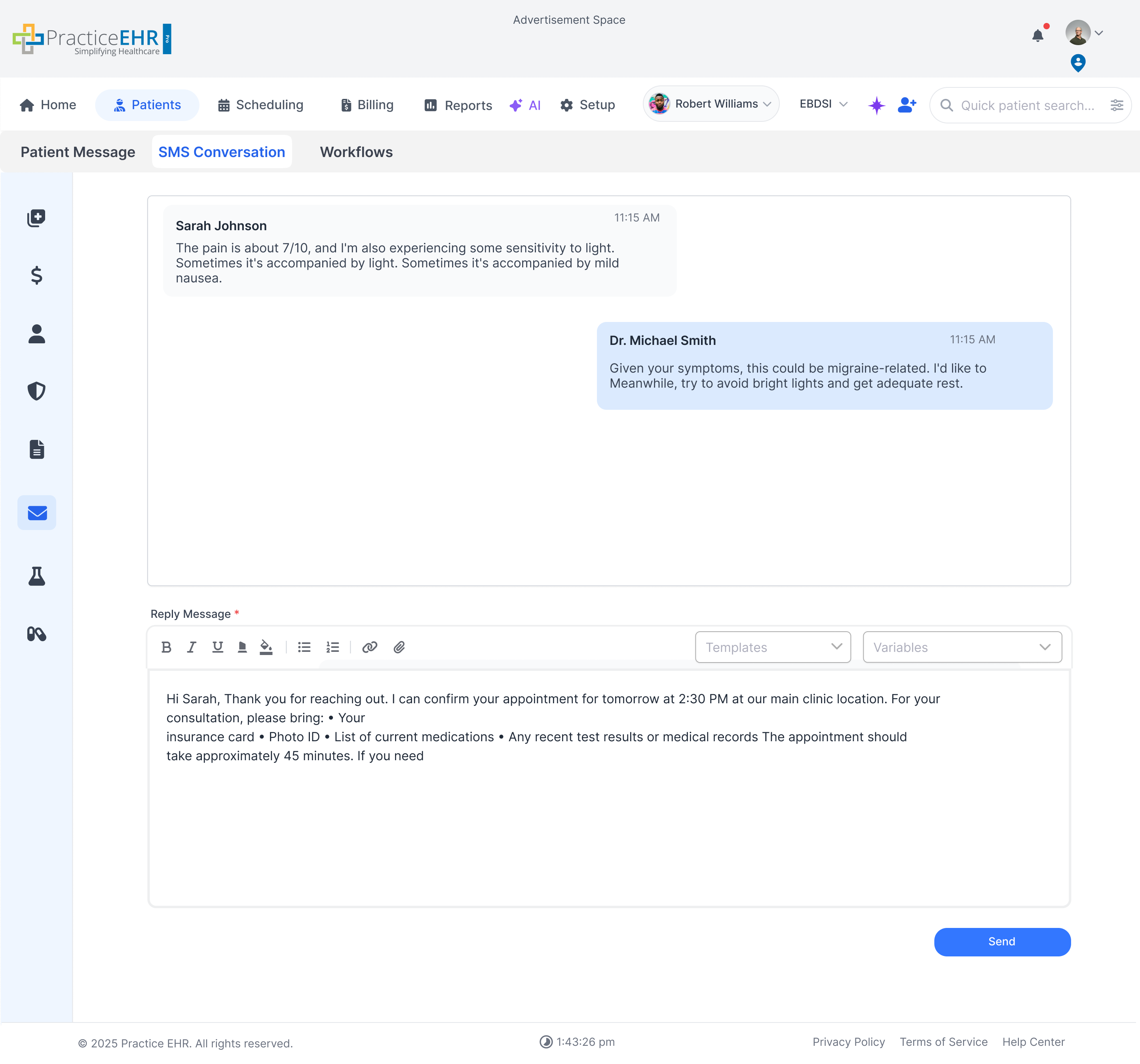 SMS Conversation image